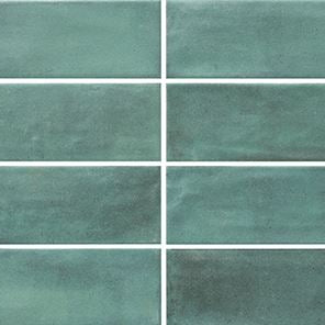 Canvas Green Matt Wall Tile 6cm x 25cm