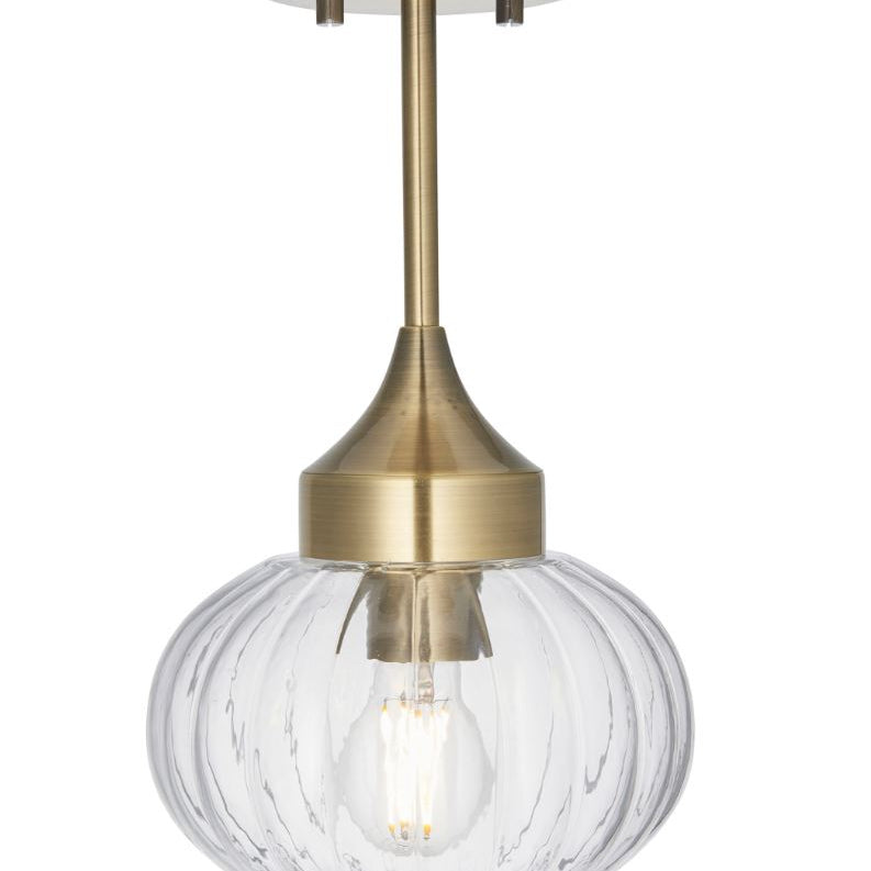 Brookfield Brass Ceiling Light