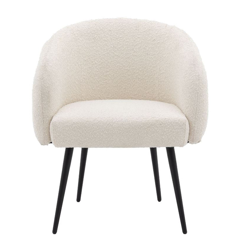 LuxeSeat Off-White Tub Chair