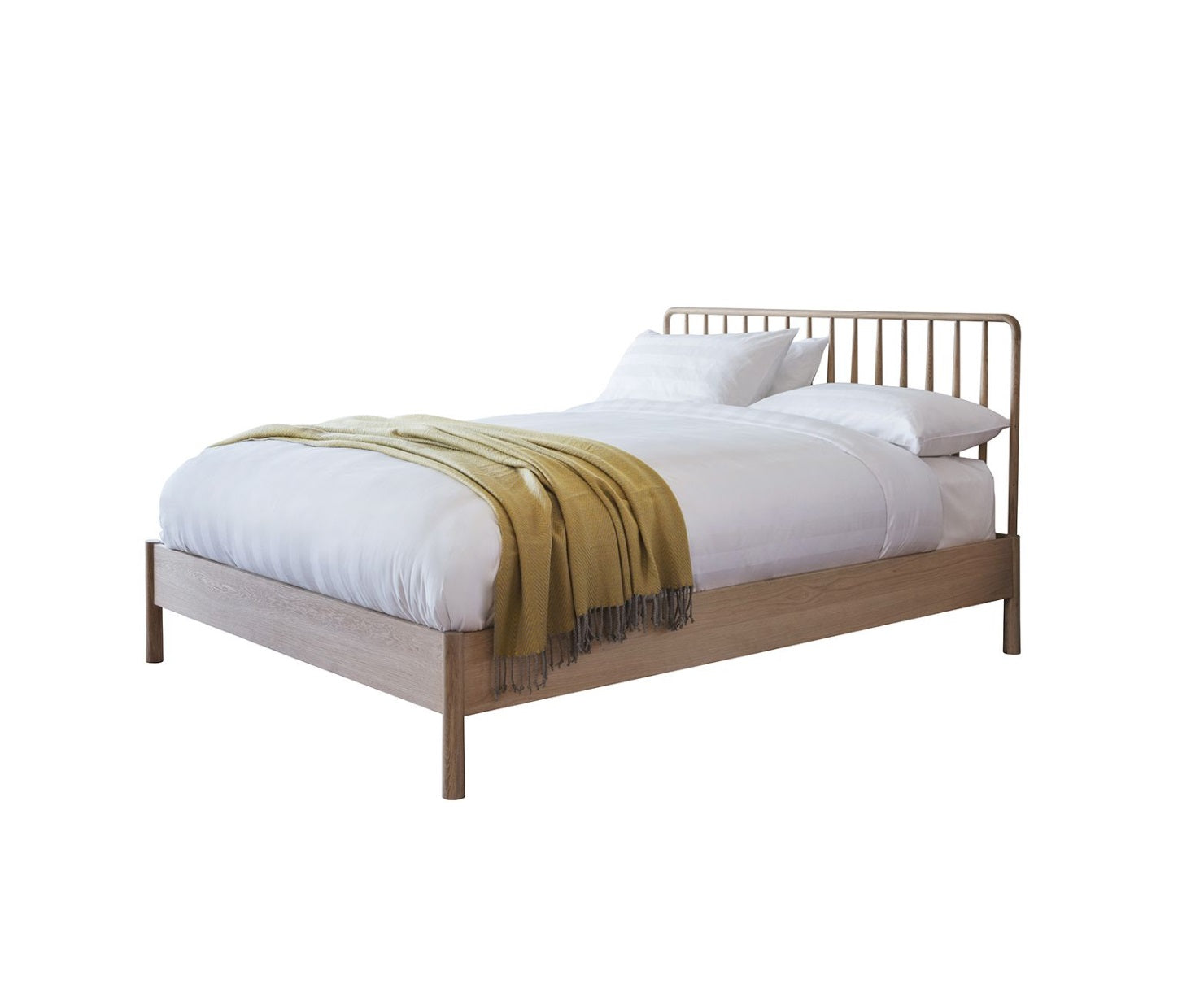 Oak Haven Super-King Spindle Bed