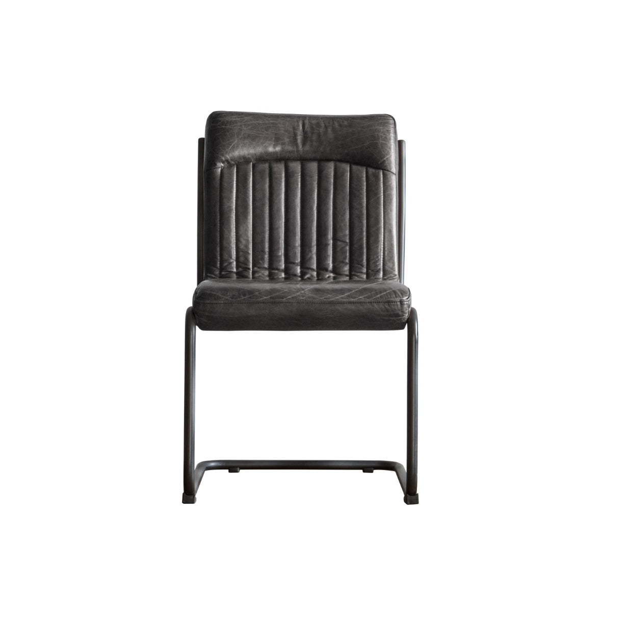 Opuluxe Antique Ebony Leather Chair