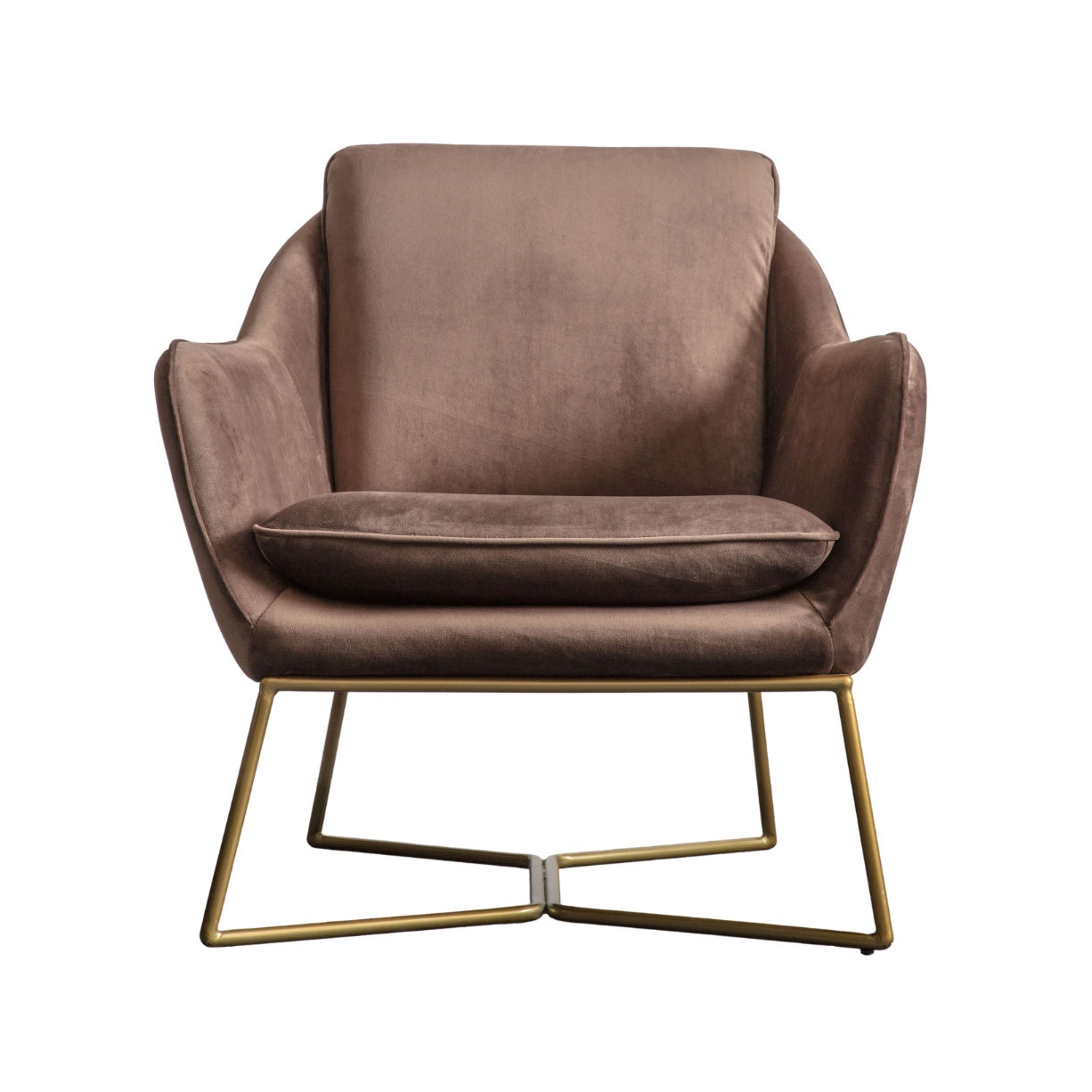 Espresso Elegance Lounge Chair