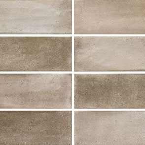 Canvas Brown Matt Wall Tile 6cm x 25cm