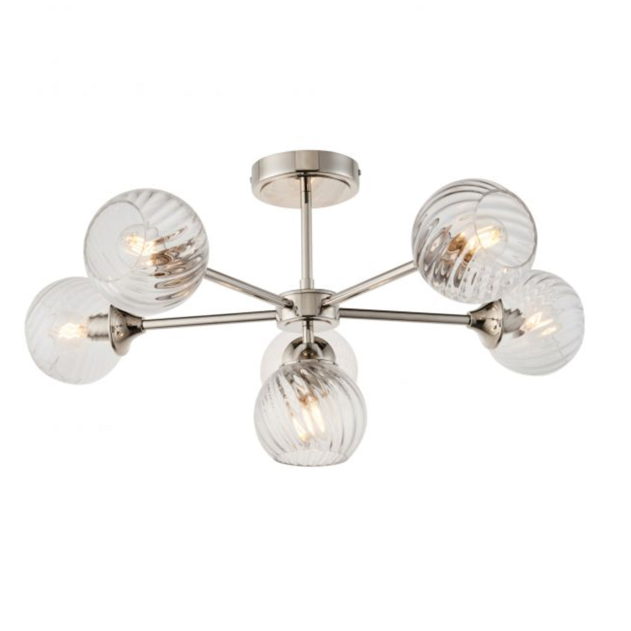 Noble Manor Chrome Ceiling Light