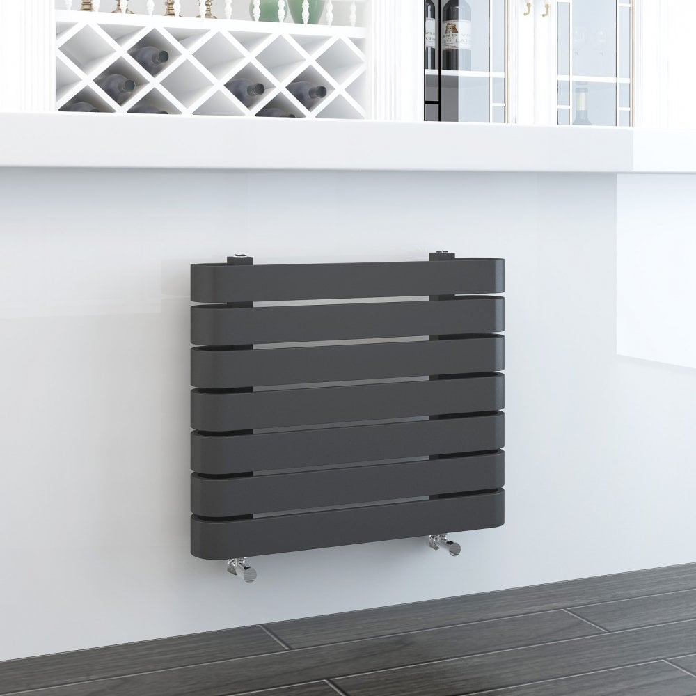 Casawell Anthracite Modern Horizontal Towel Radiator