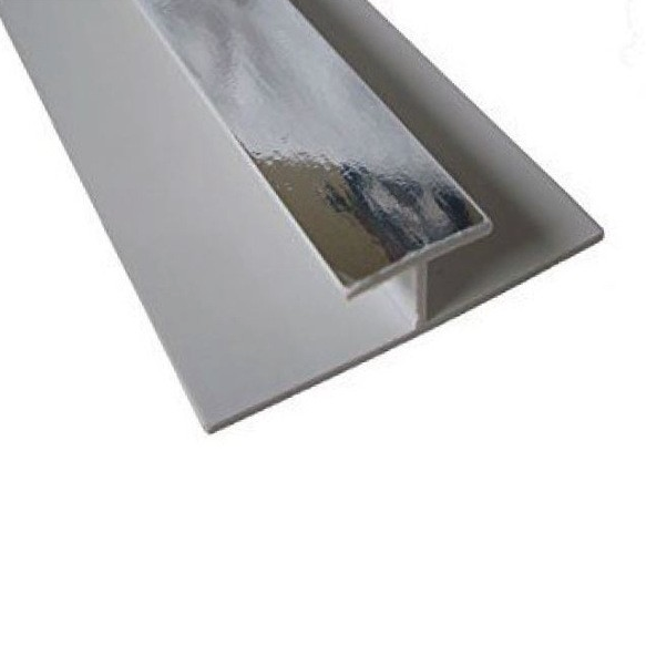 CladCraft PVC Wall Panel Chrome H-Joint Trim