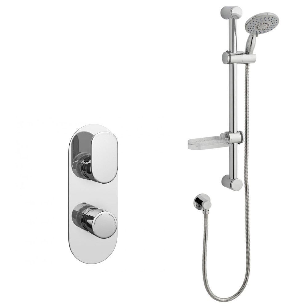 Cognitiq Thermostatic Shower With Slide Rail Kit