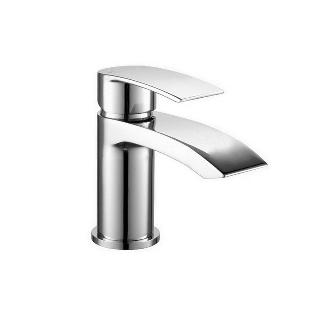 CurvaTech Mini Mono Basin Mixer With Click Waste