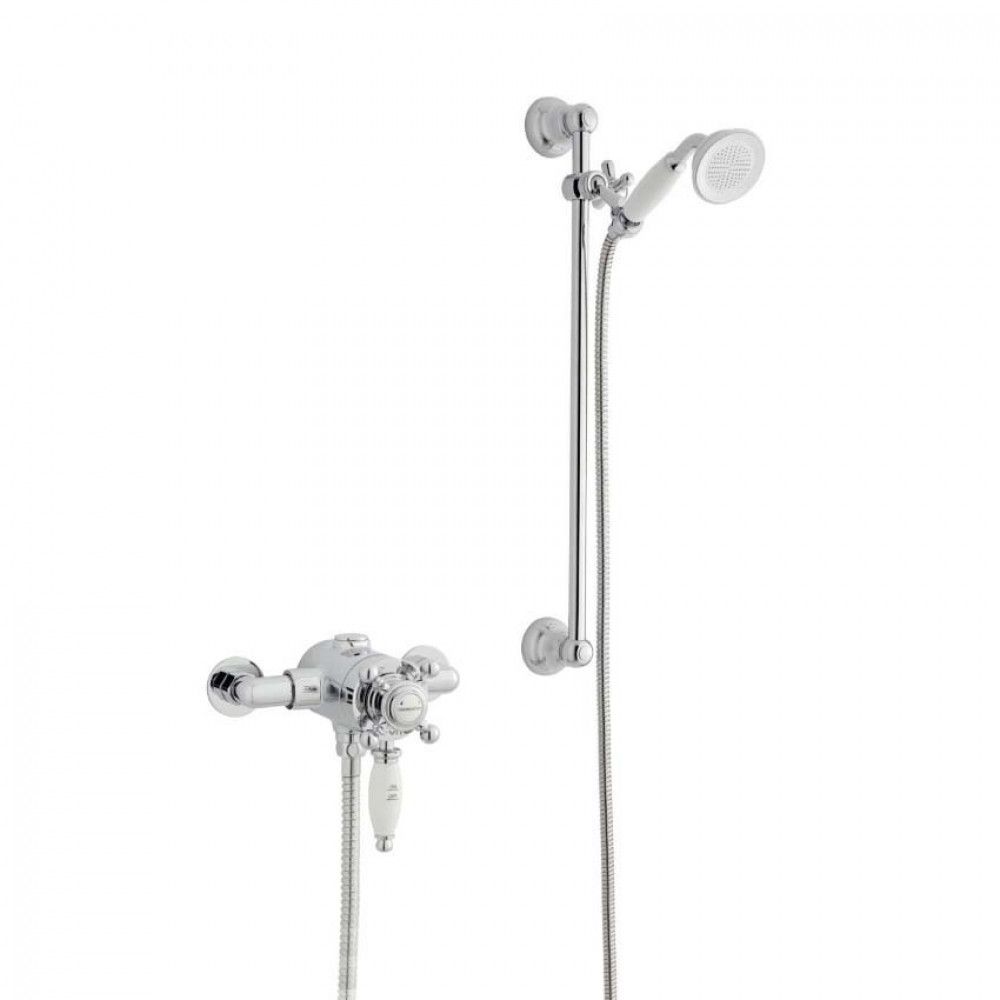 Victora Thermostatic Exposed Shower With Adjustable Slide Rail Kit