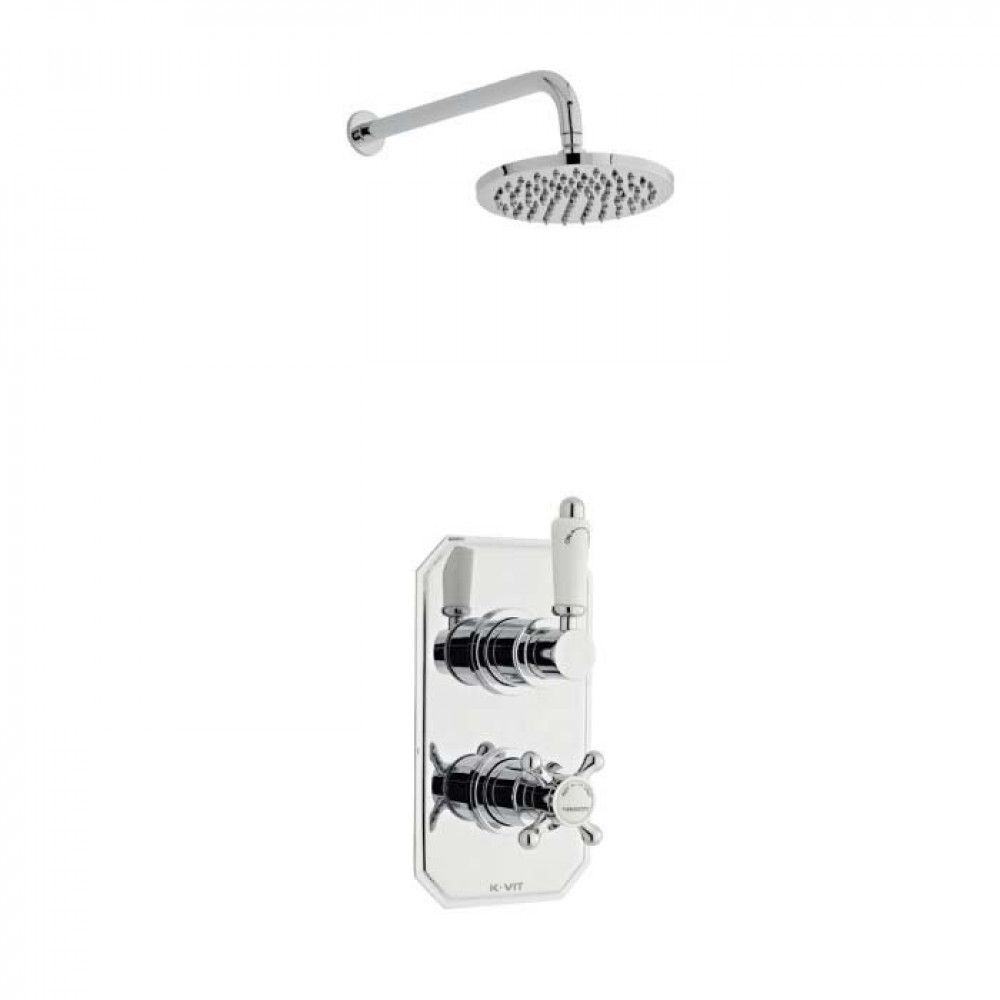 Victora Thermostatic Shower With Fixed Overhead Drencher