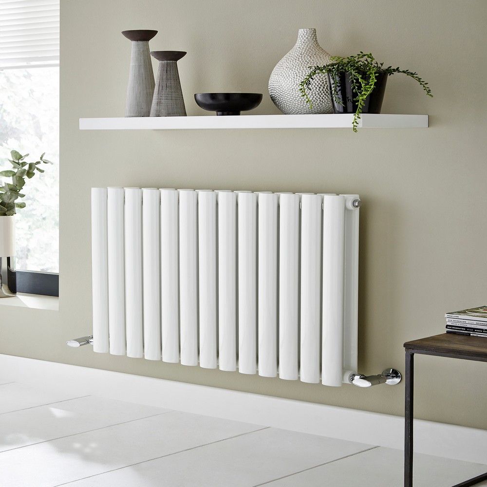 Alpine White Horizontal Double Sided Radiator