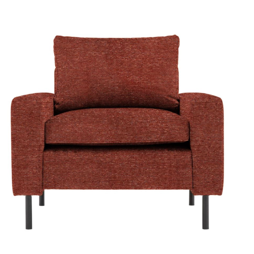 Brick Red Comfort Lounge Chair